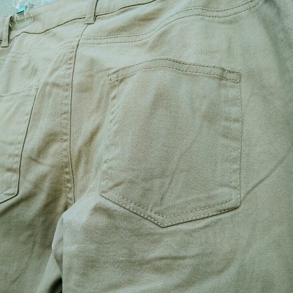 Bongo Khaki Ankle Biter High Wasted Size 7 - Picture 3 of 7